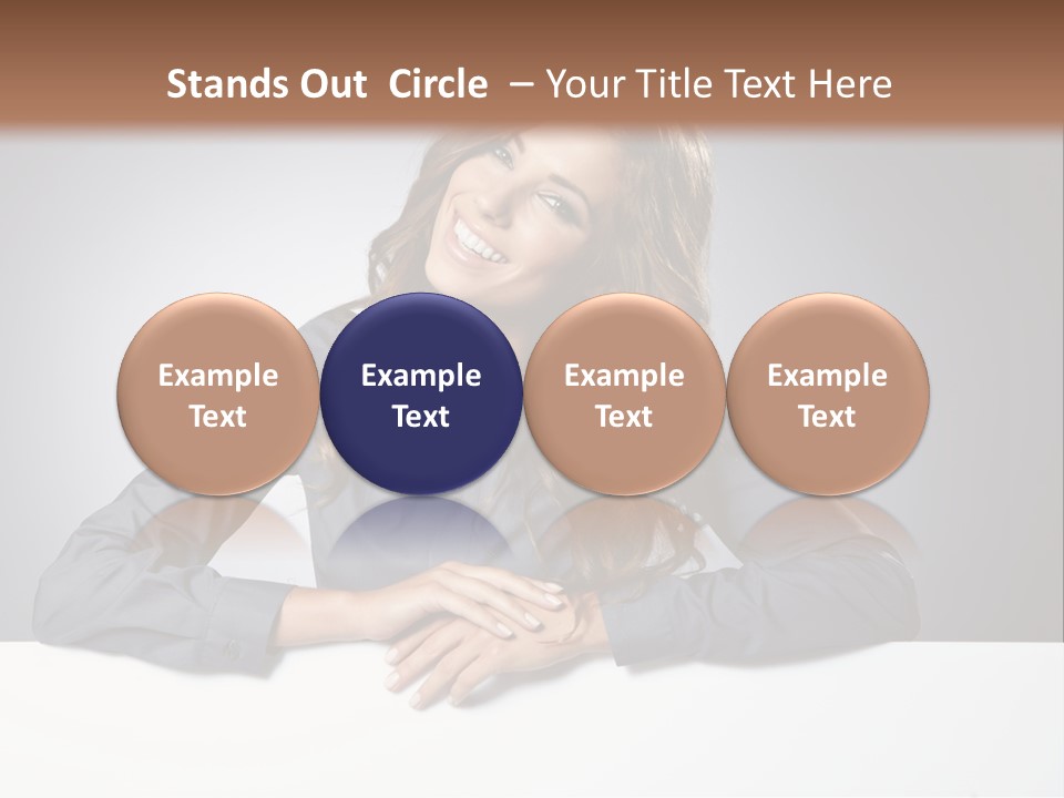 Girl Smiling PowerPoint Template