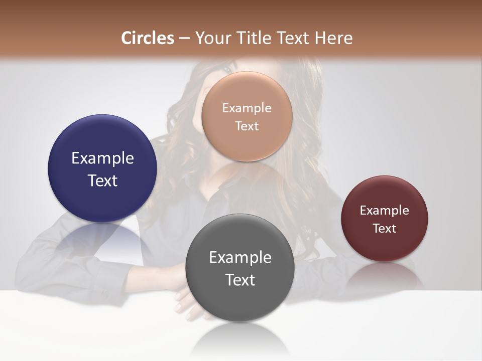 Girl Smiling PowerPoint Template