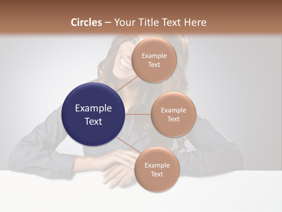 Girl Smiling PowerPoint Template