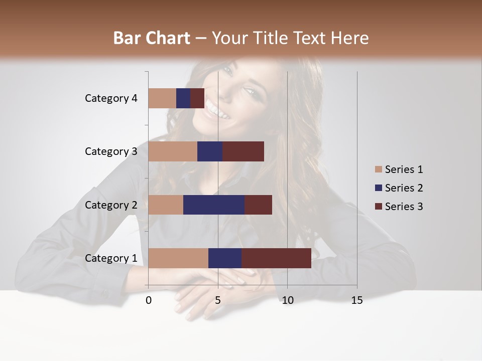 Girl Smiling PowerPoint Template