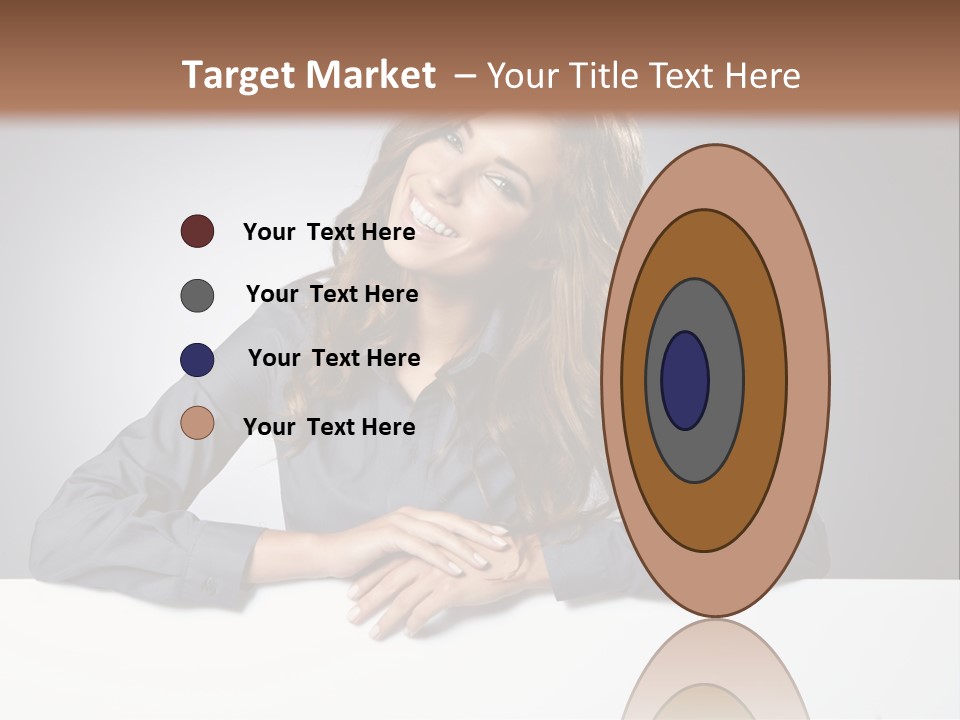 Girl Smiling PowerPoint Template