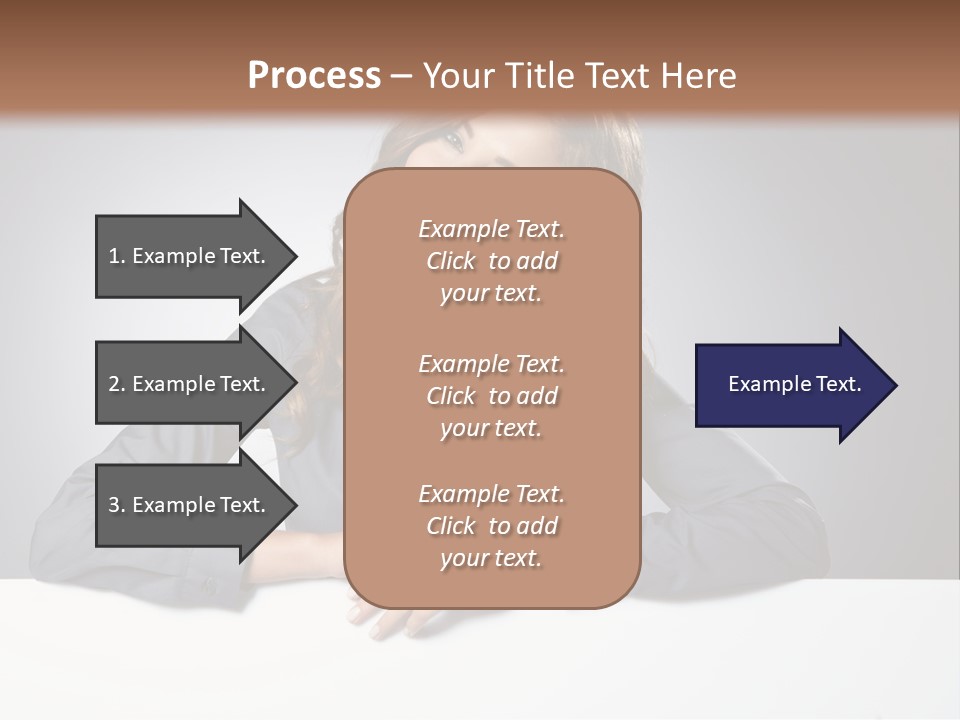 Girl Smiling PowerPoint Template