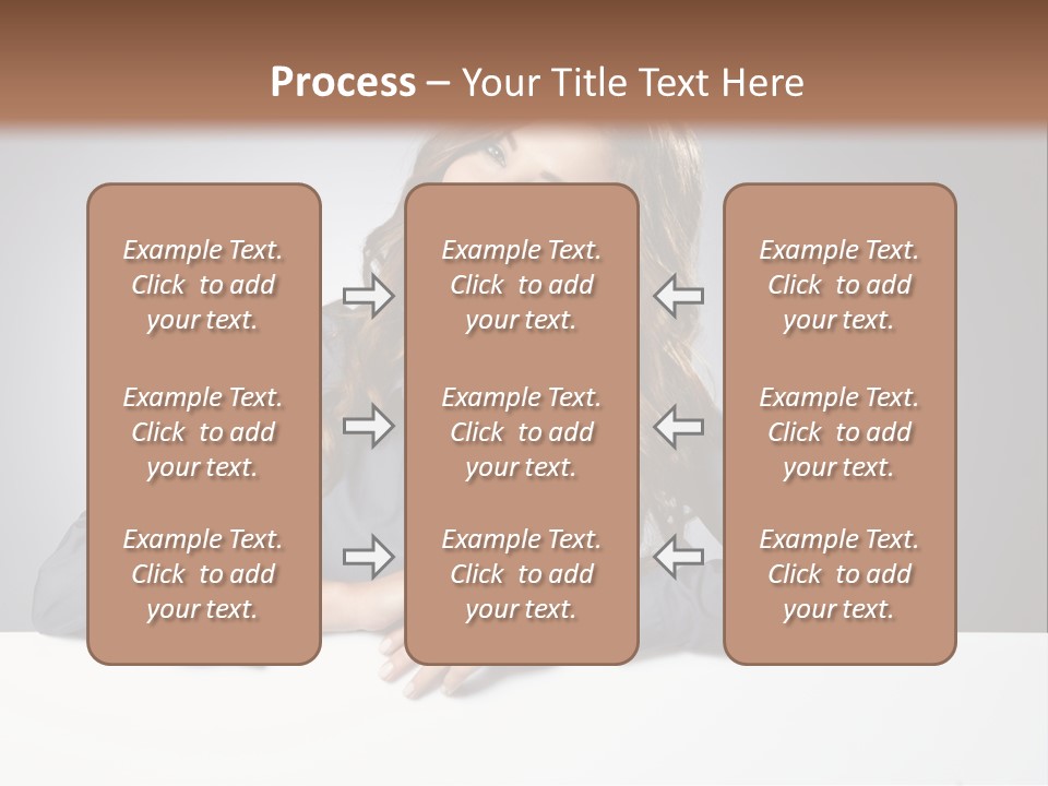 Girl Smiling PowerPoint Template