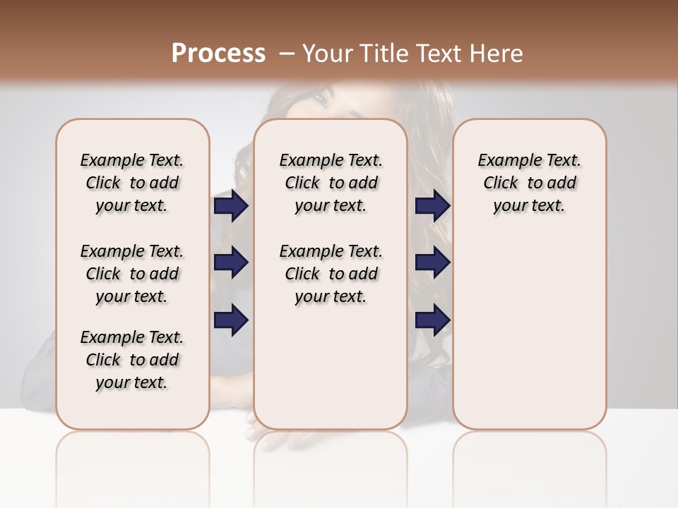 Girl Smiling PowerPoint Template