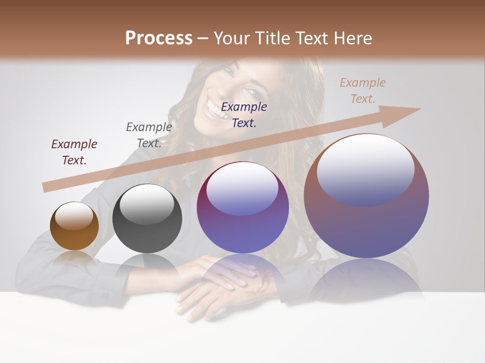 Girl Smiling PowerPoint Template