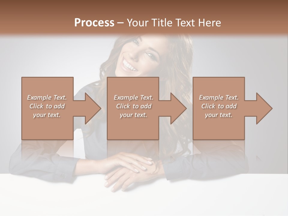 Girl Smiling PowerPoint Template