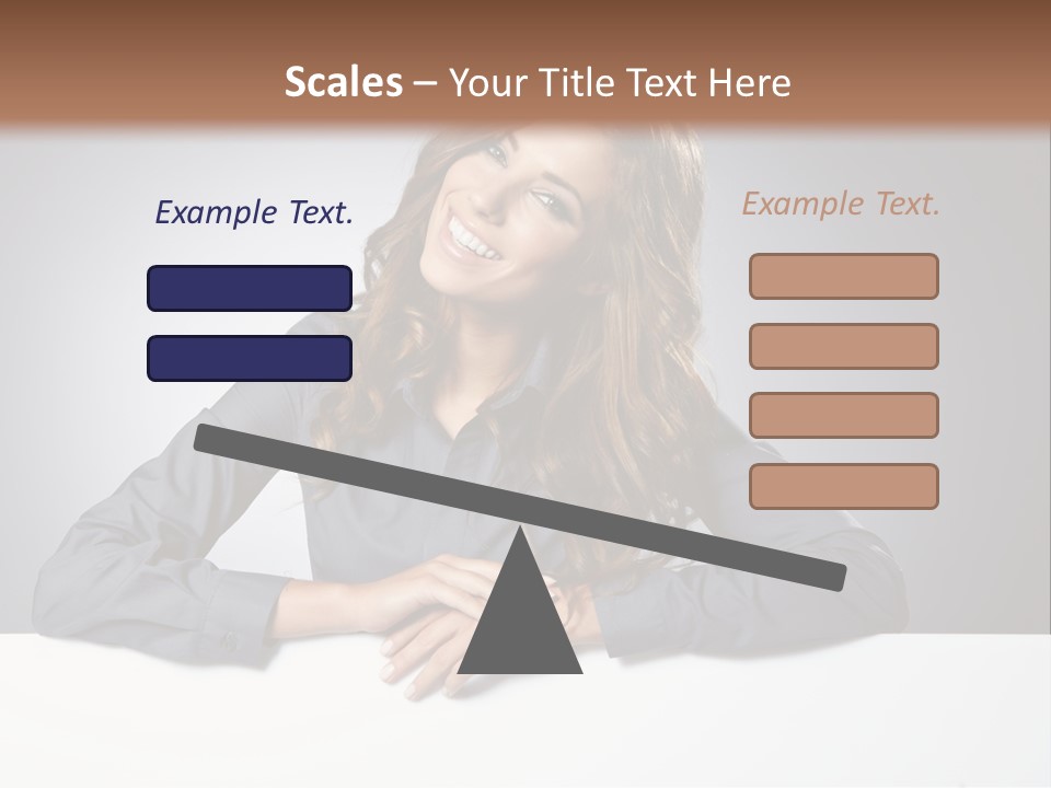 Girl Smiling PowerPoint Template