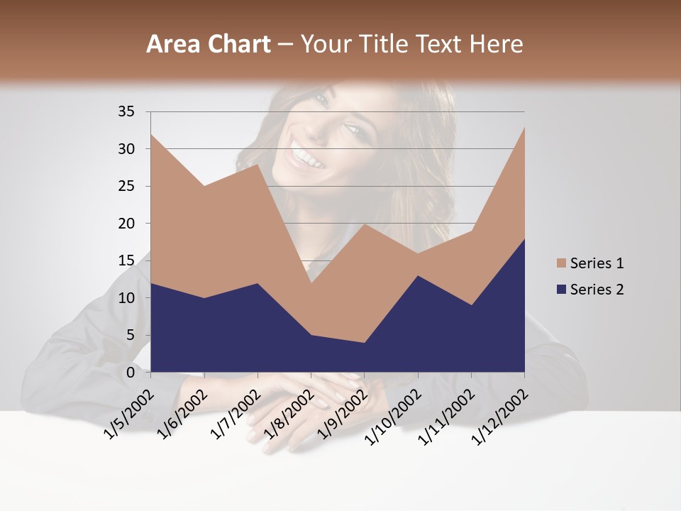 Girl Smiling PowerPoint Template