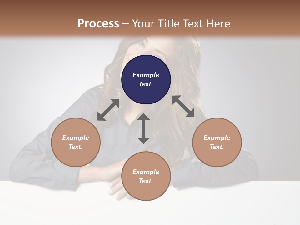 Girl Smiling PowerPoint Template