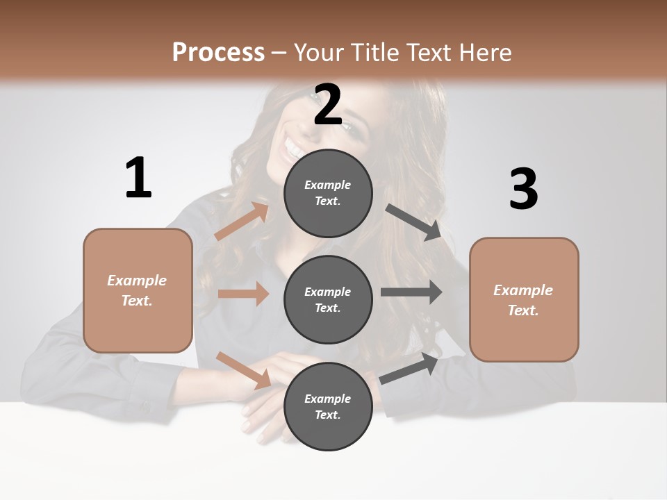 Girl Smiling PowerPoint Template