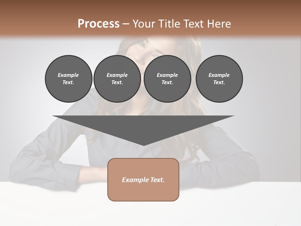 Girl Smiling PowerPoint Template