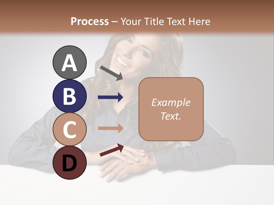 Girl Smiling PowerPoint Template