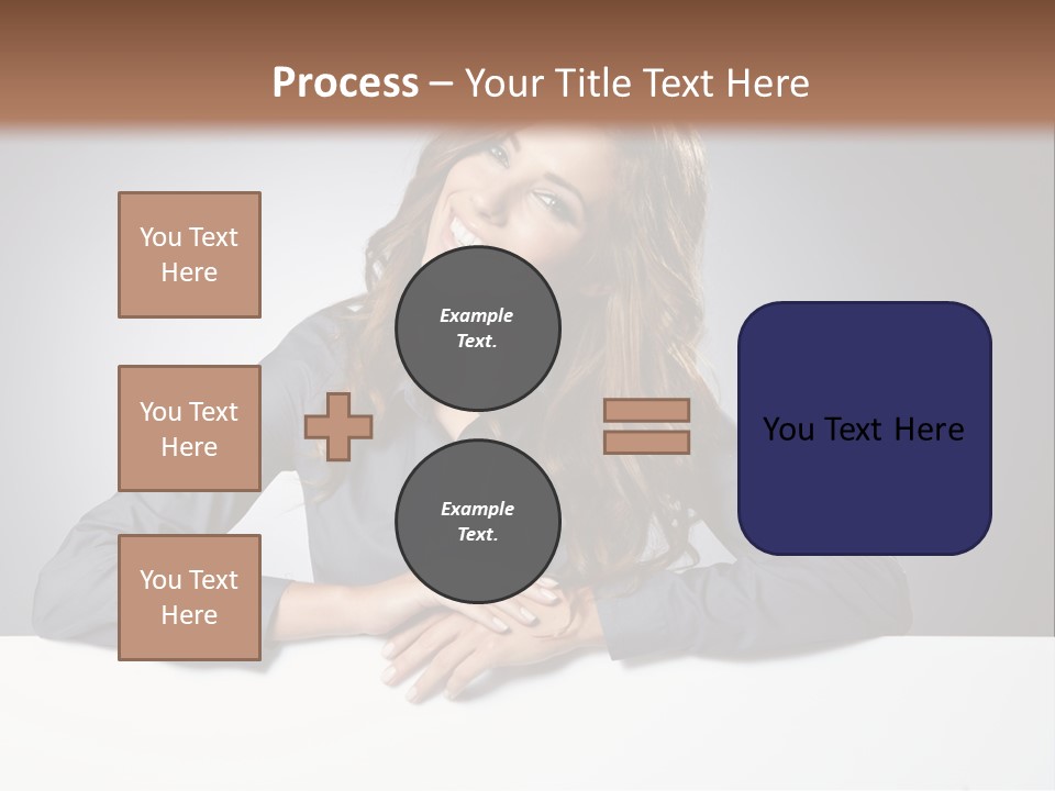Girl Smiling PowerPoint Template
