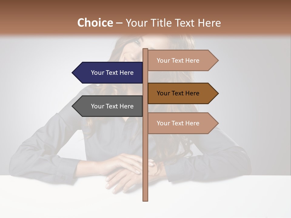 Girl Smiling PowerPoint Template