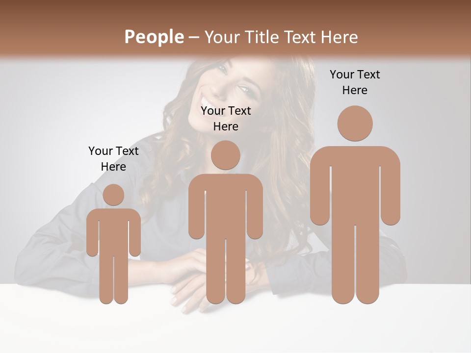 Girl Smiling PowerPoint Template