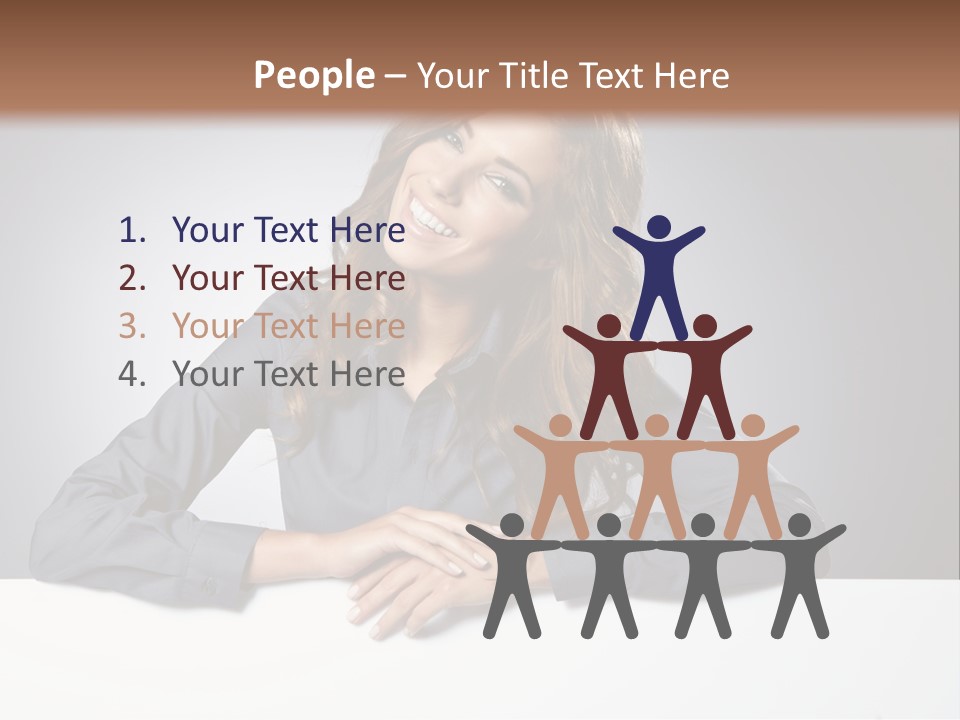 Girl Smiling PowerPoint Template