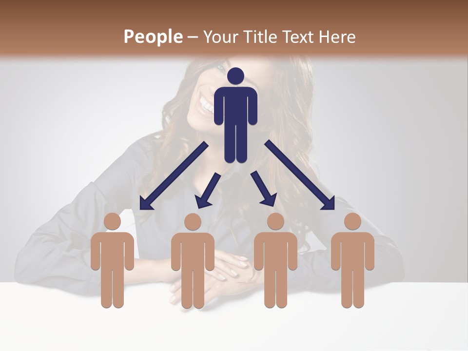 Girl Smiling PowerPoint Template