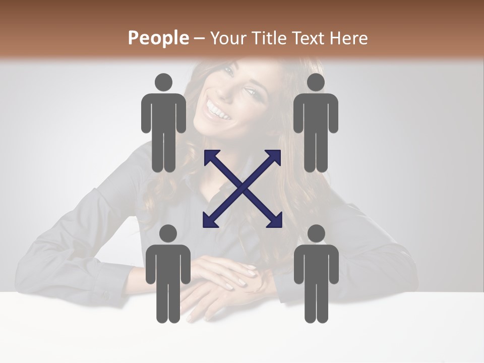 Girl Smiling PowerPoint Template