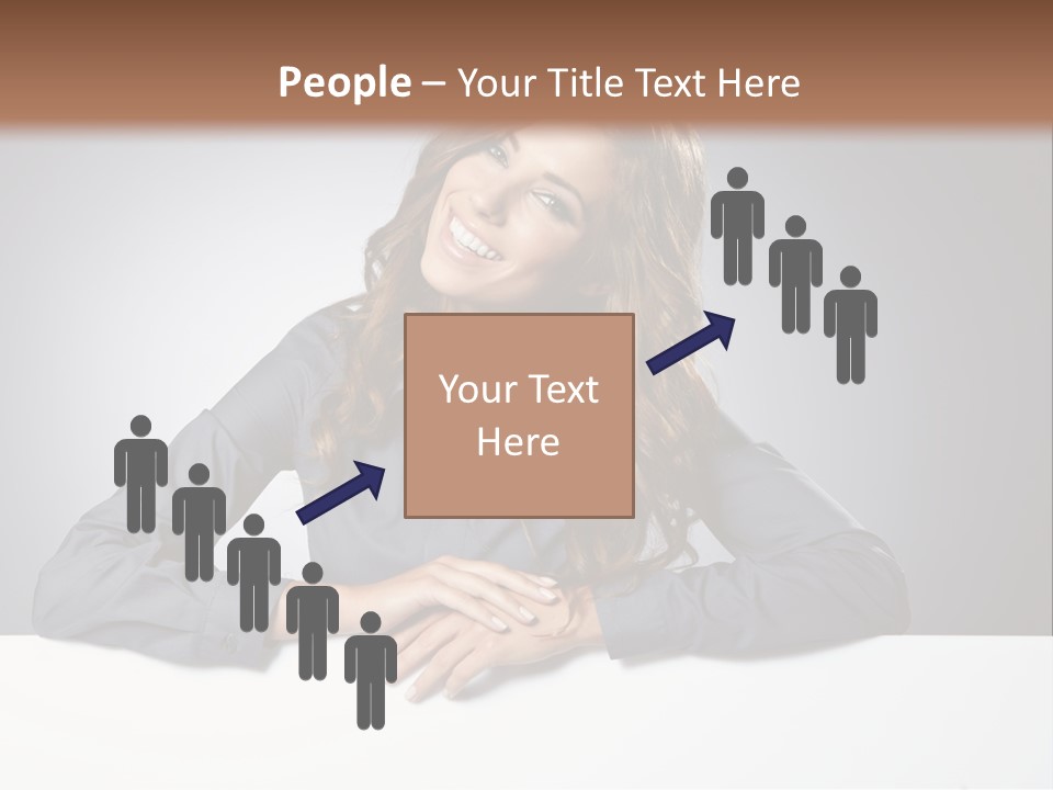 Girl Smiling PowerPoint Template