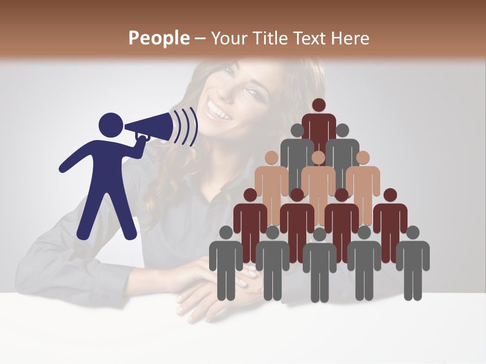 Girl Smiling PowerPoint Template