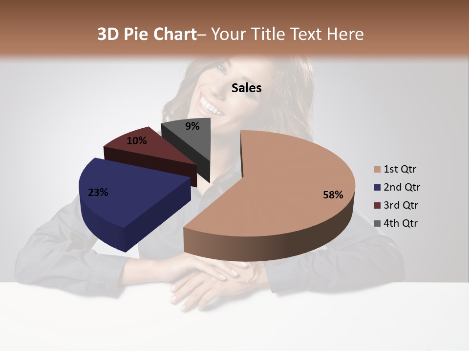 Girl Smiling PowerPoint Template
