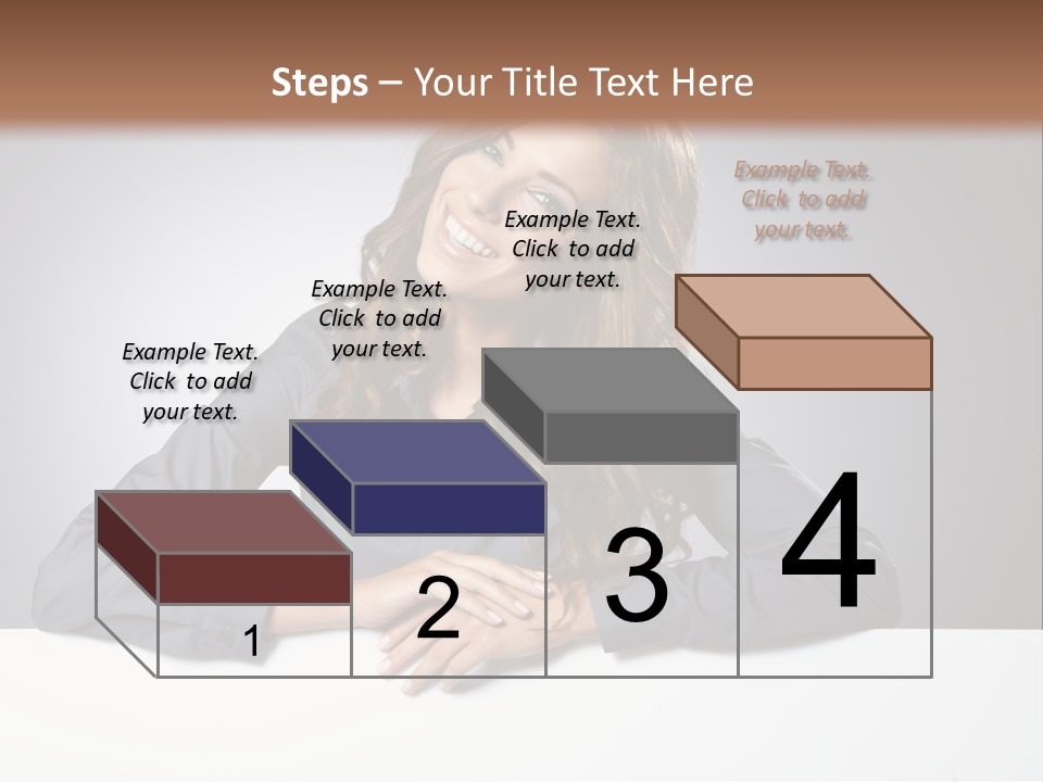 Girl Smiling PowerPoint Template