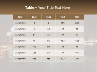 Night Bridge Ny PowerPoint Template
