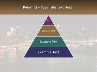 Night Bridge Ny PowerPoint Template