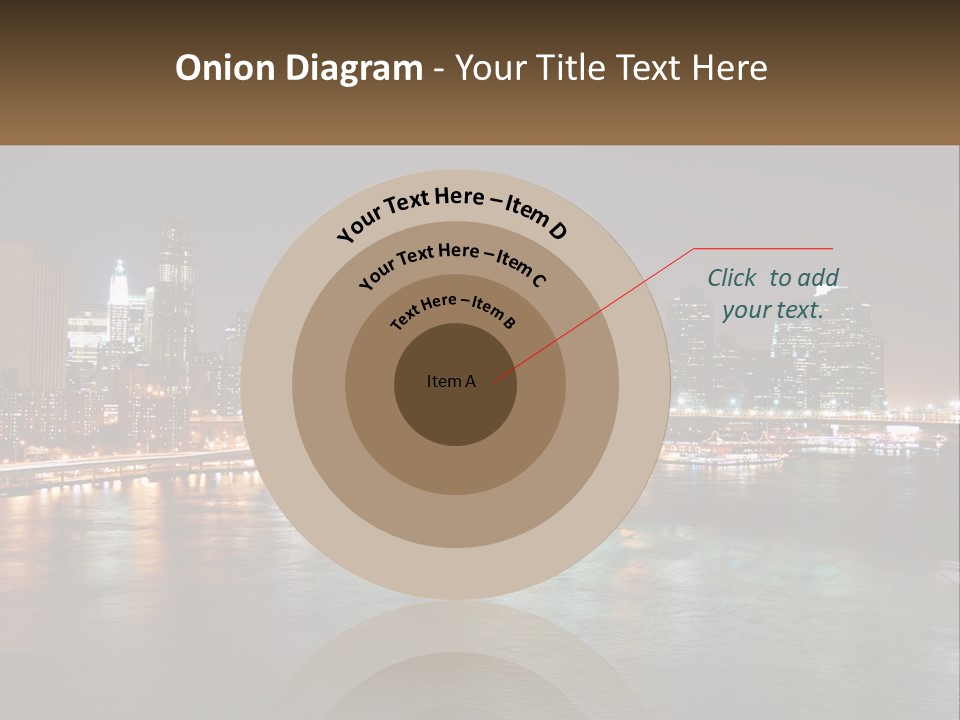 Night Bridge Ny PowerPoint Template