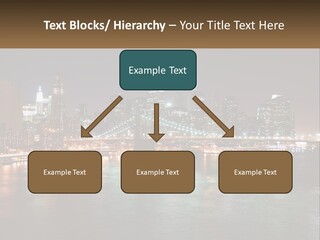 Night Bridge Ny PowerPoint Template