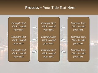 Night Bridge Ny PowerPoint Template