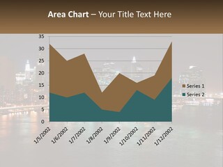 Night Bridge Ny PowerPoint Template