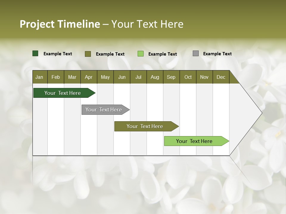 White Lilac PowerPoint Template