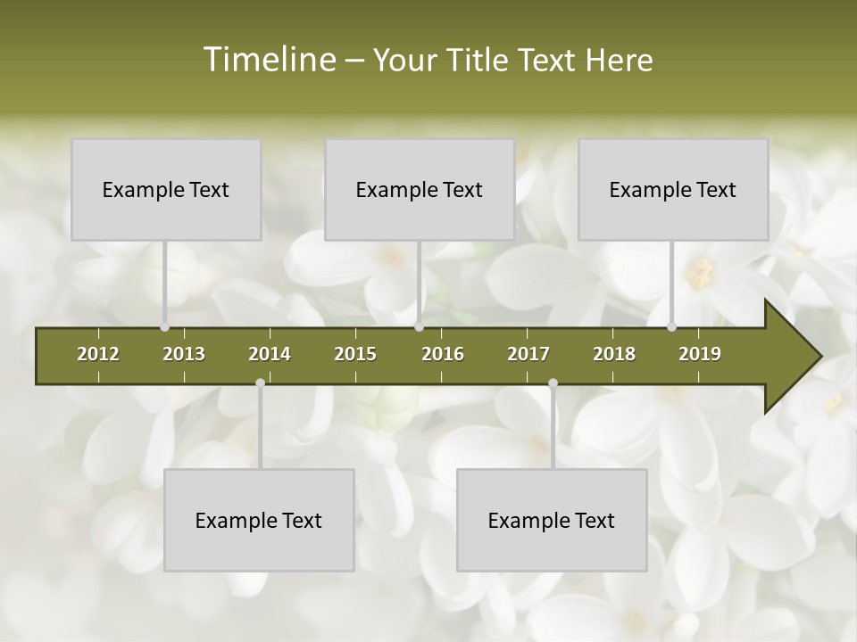 White Lilac PowerPoint Template
