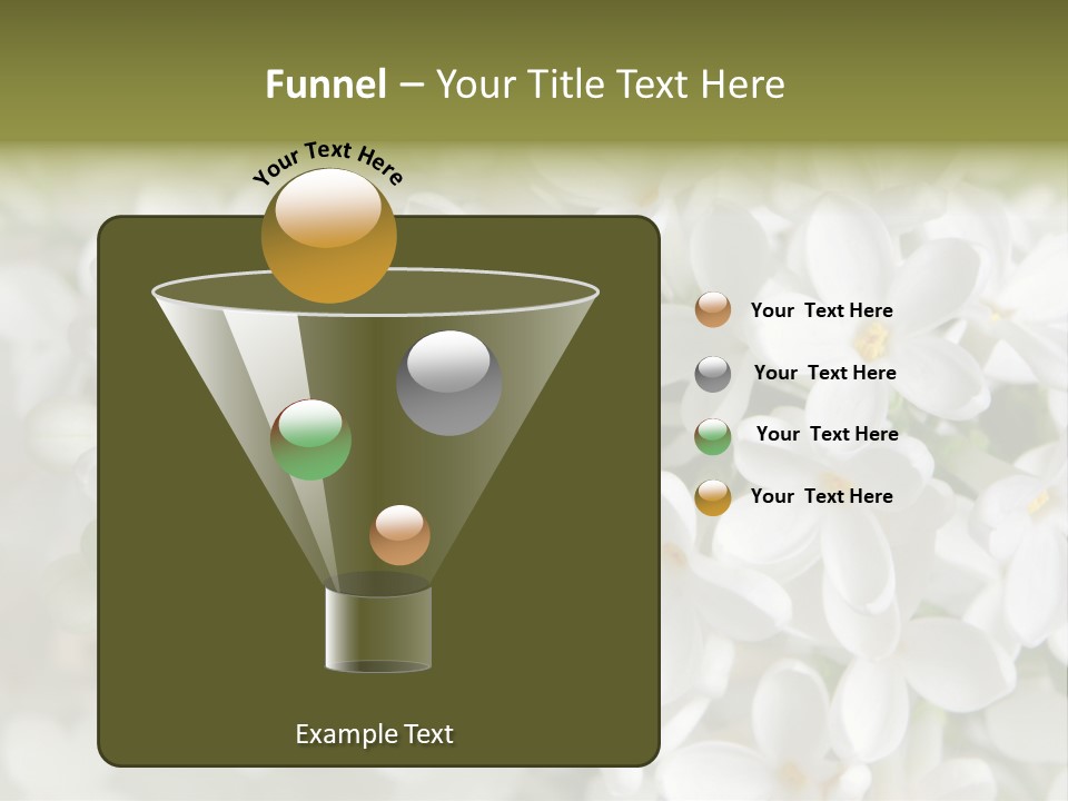 White Lilac PowerPoint Template