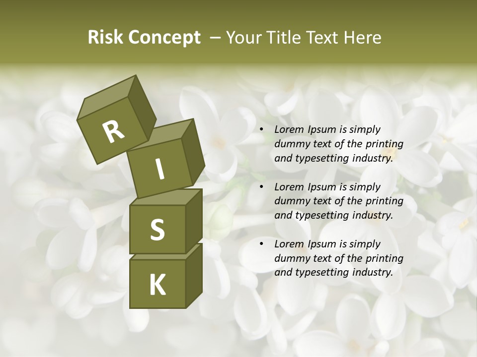 White Lilac PowerPoint Template