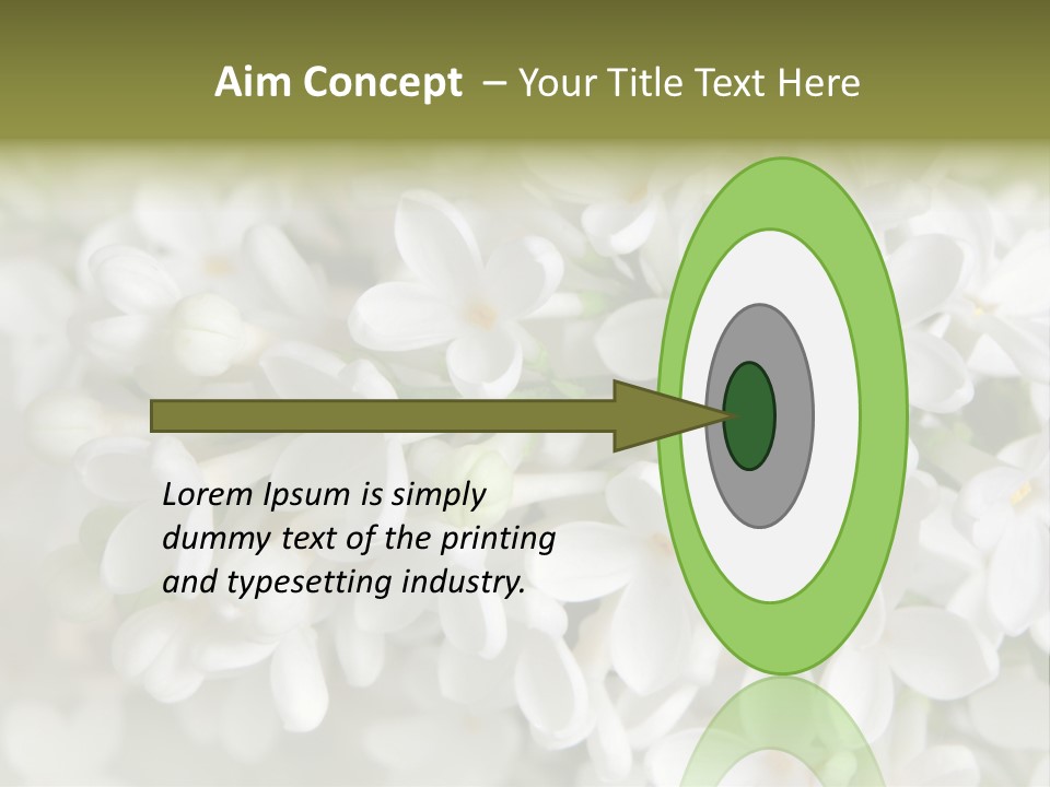 White Lilac PowerPoint Template