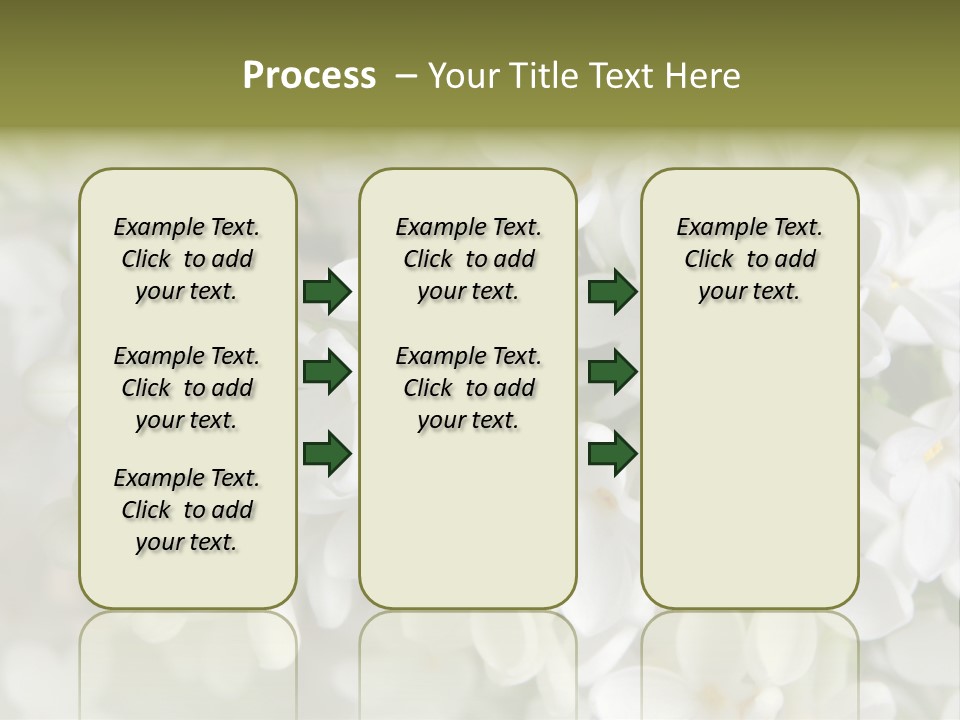 White Lilac PowerPoint Template