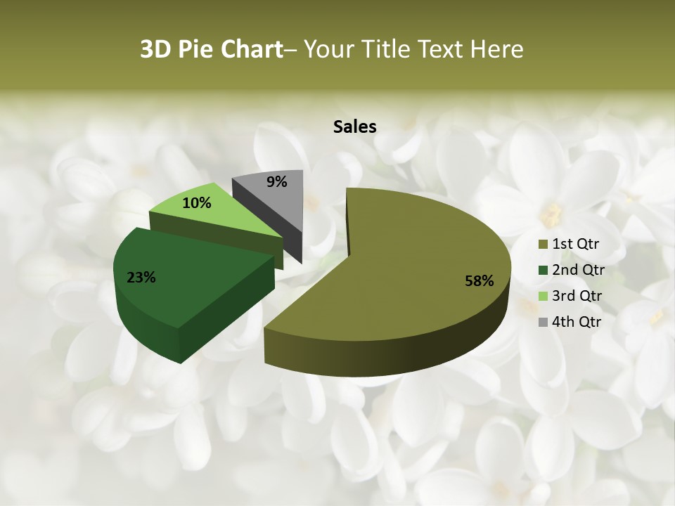 White Lilac PowerPoint Template