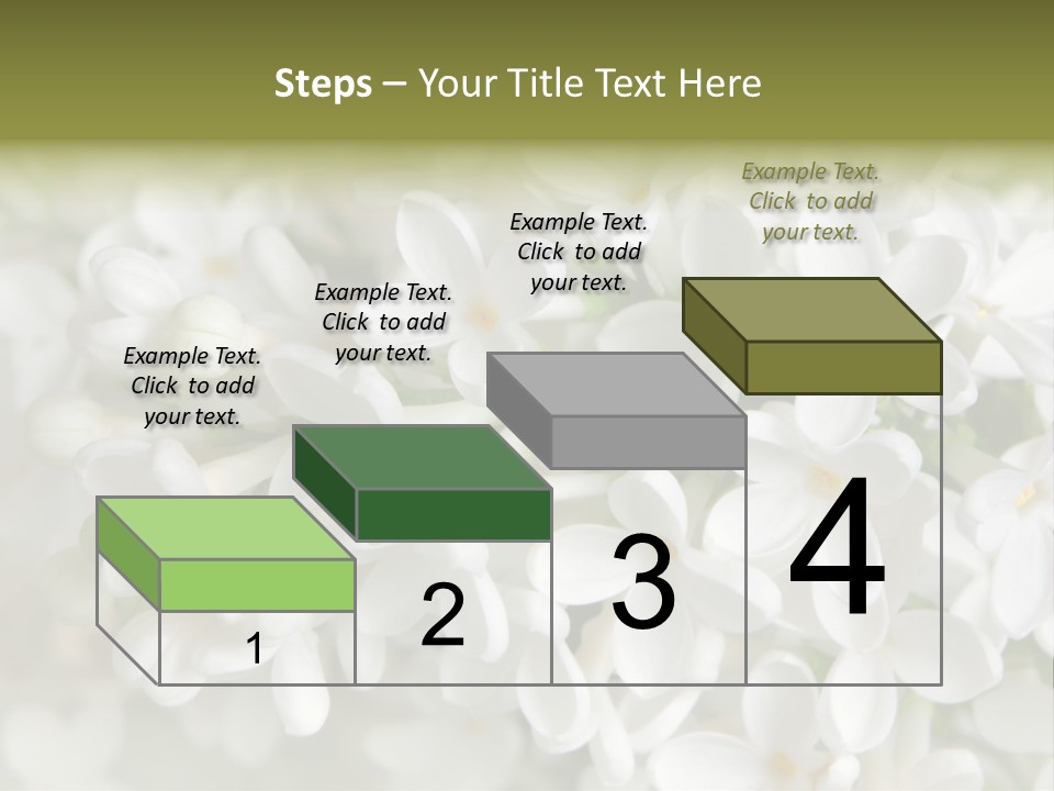 White Lilac PowerPoint Template