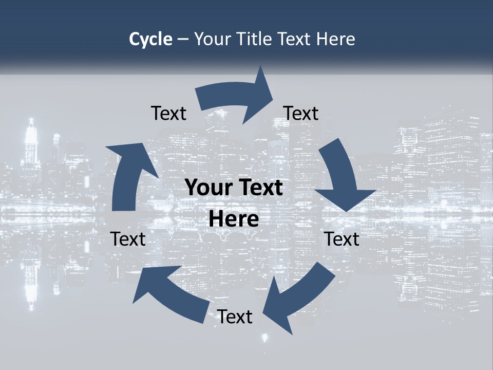 Night City New York PowerPoint Template