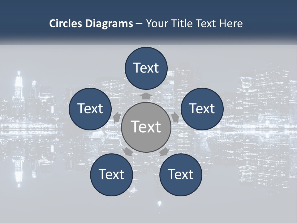 Night City New York PowerPoint Template