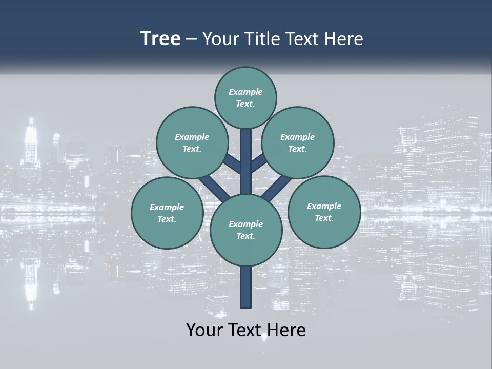 Night City New York PowerPoint Template