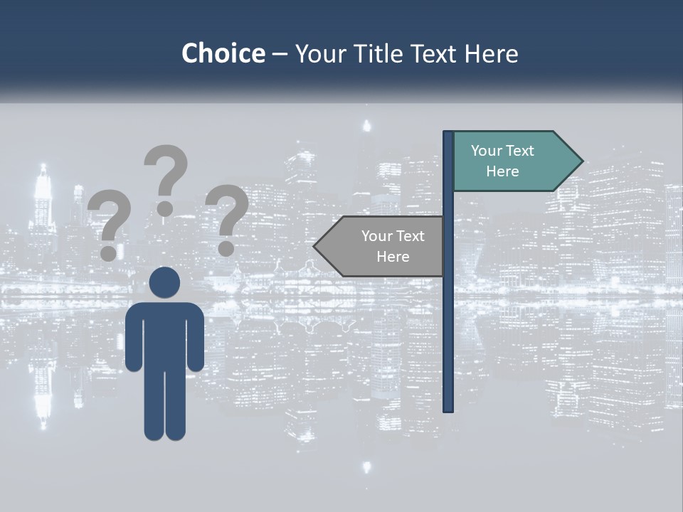 Night City New York PowerPoint Template