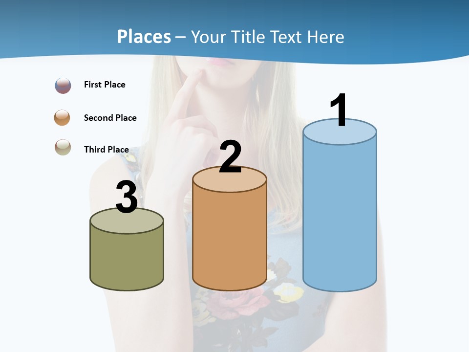 Thinking Girl PowerPoint Template