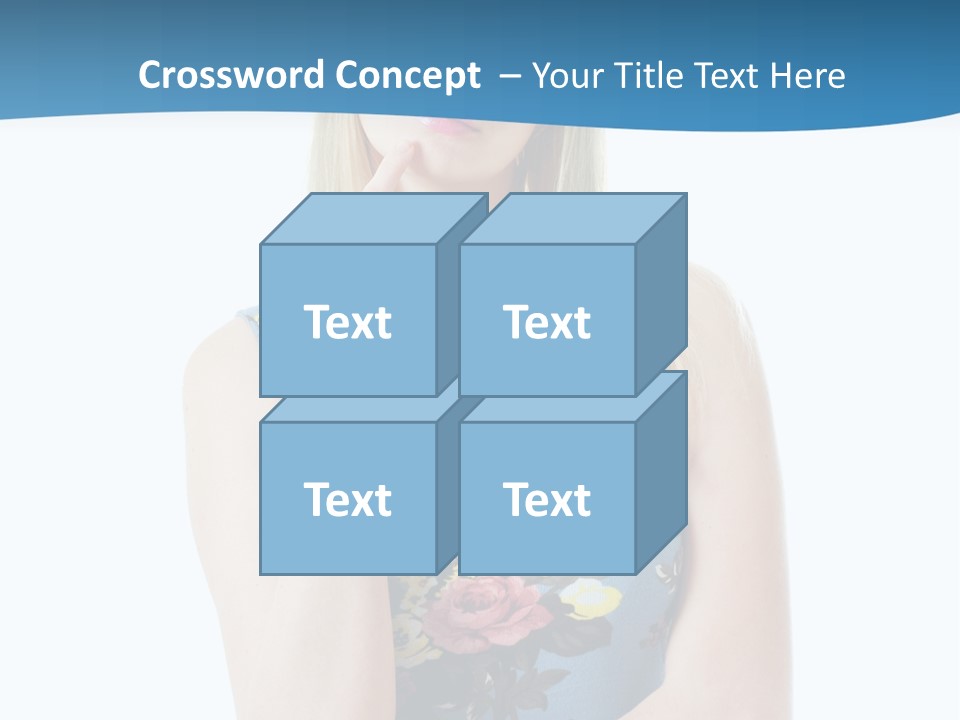 Thinking Girl PowerPoint Template