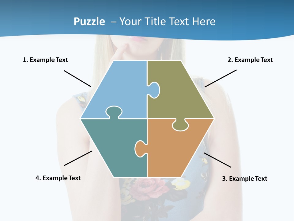 Thinking Girl PowerPoint Template