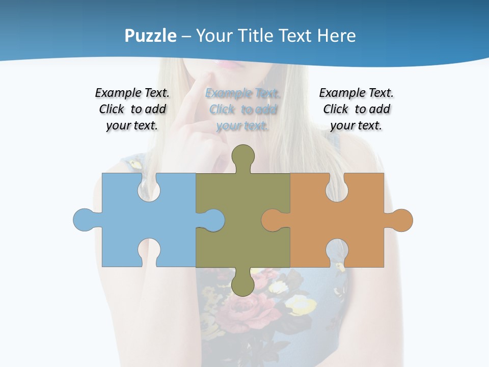 Thinking Girl PowerPoint Template