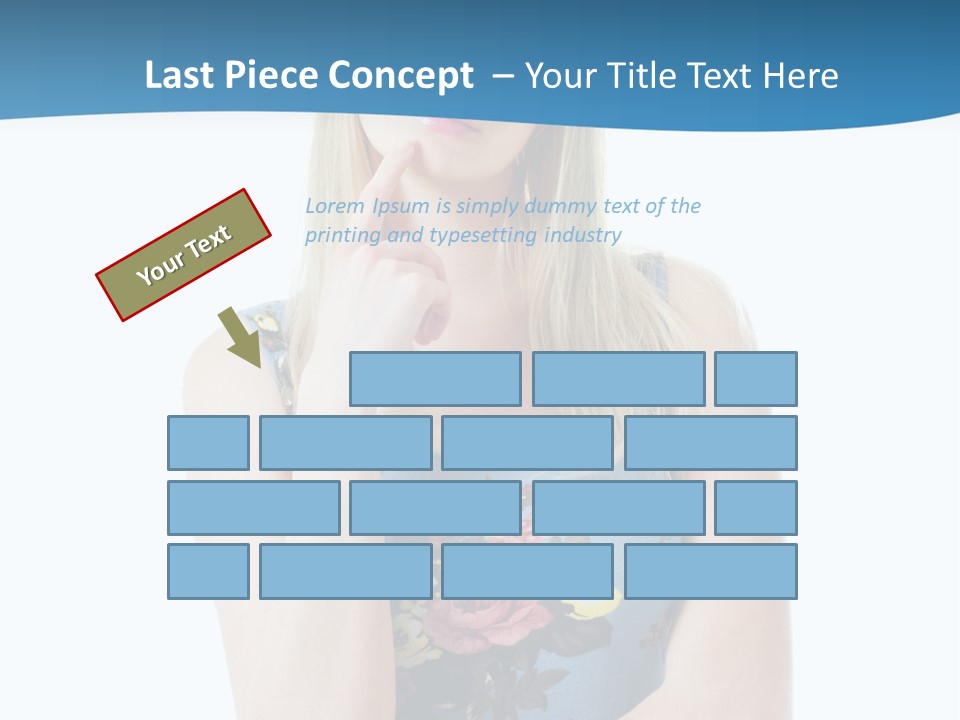 Thinking Girl PowerPoint Template
