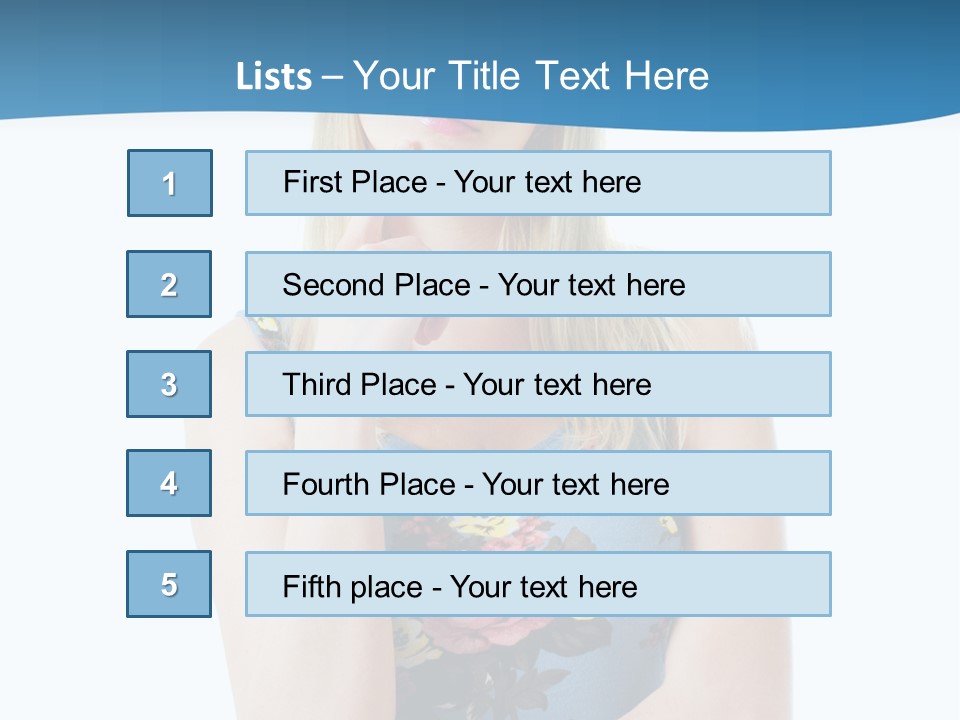 Thinking Girl PowerPoint Template